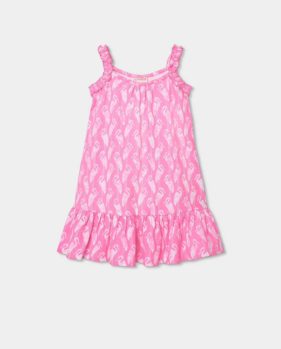 Imagem 0 de Vestido de Malha Estampado Infantil