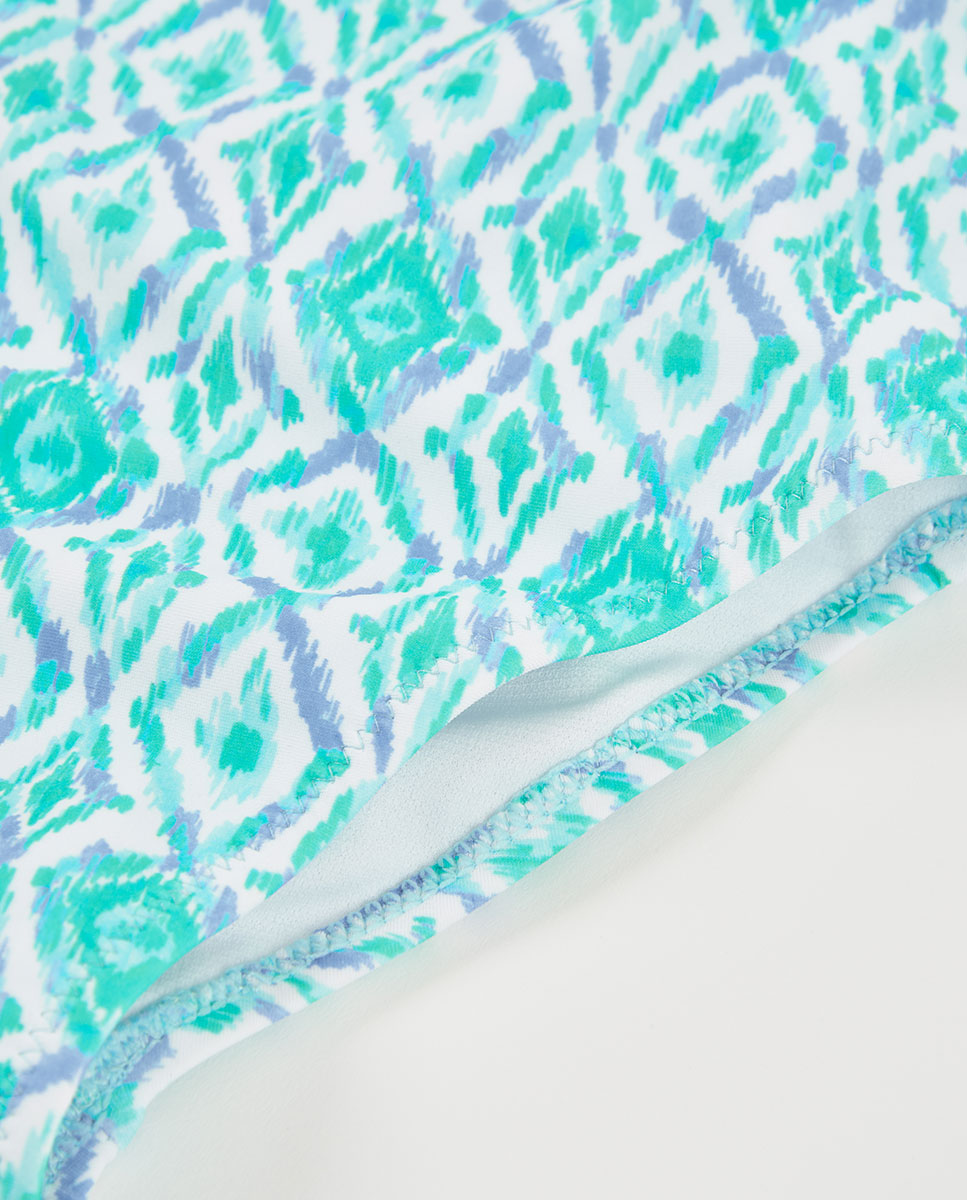 Fato de Banho Poliamida Estampado Infantil Boboli Azul / Verde-4