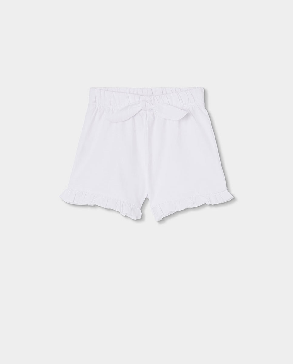 Imagem 0 de Shorts de Malha com Folhos Infantil