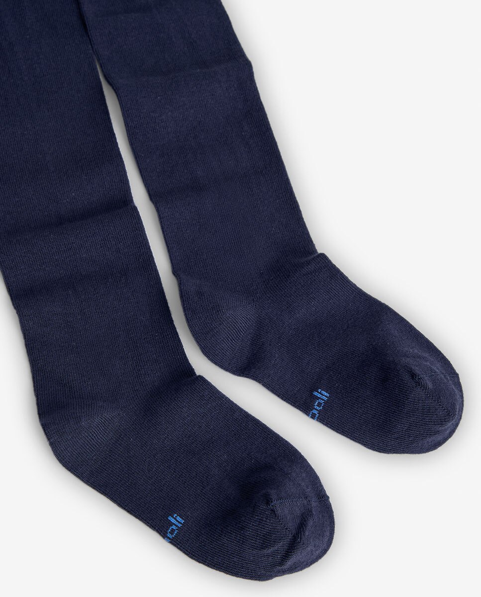Collants Básicos Infantil com Ajuste de Borracha Boboli Azul-escuro-2