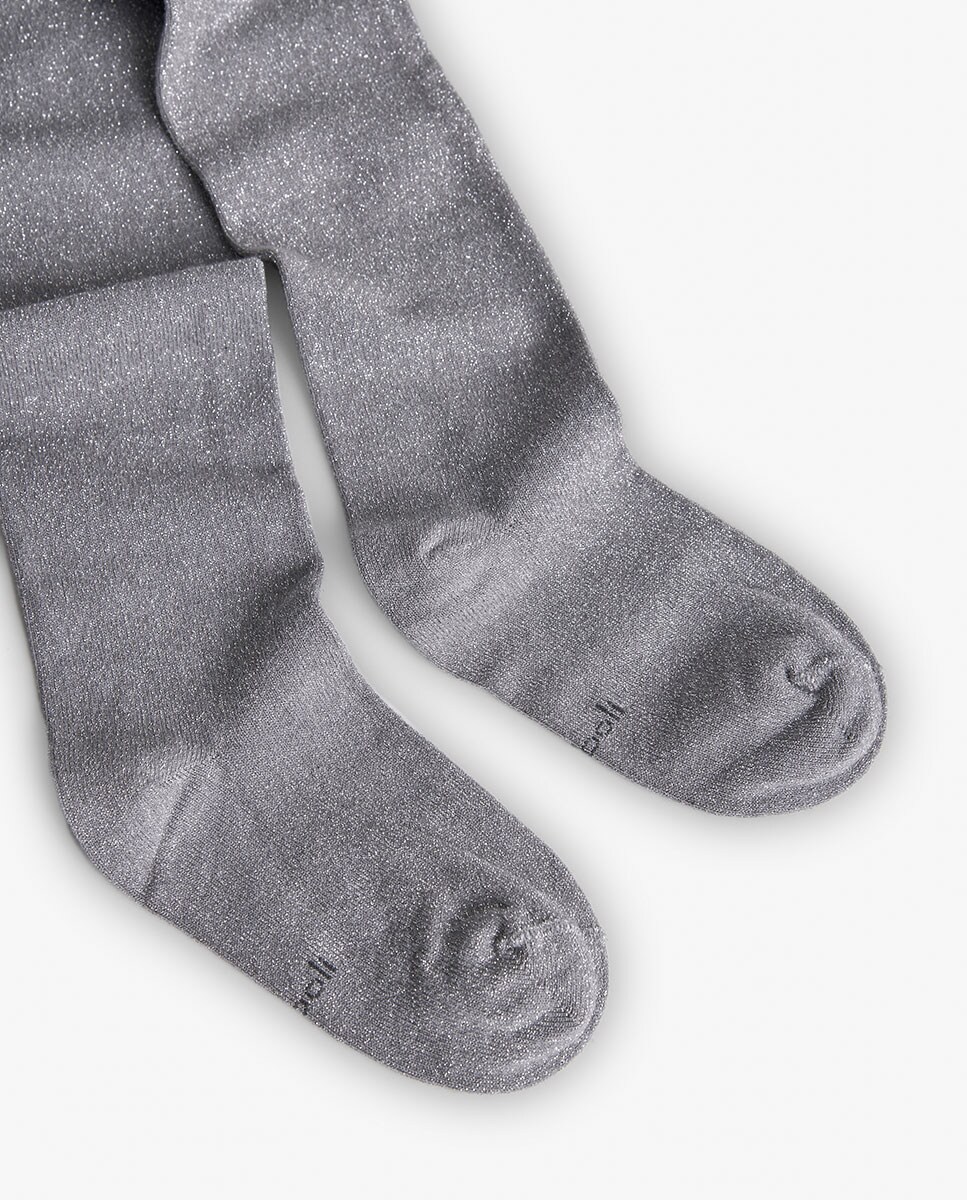 Collants Liso Infantil Azul-2