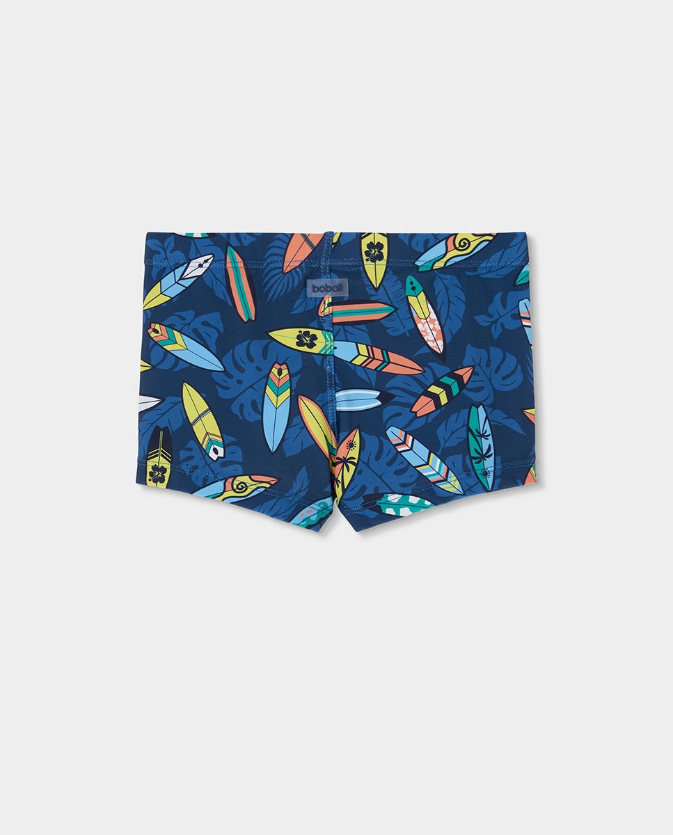 Fato de Banho Poliamida Infantil Azul / Amarelo-2