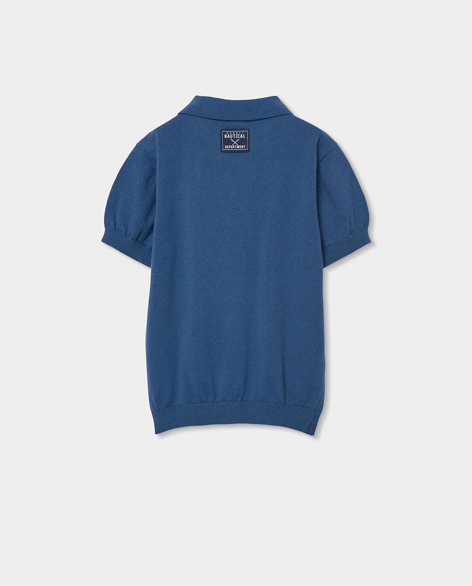 Polo Tricotosa Infantil Azul-marinho-2
