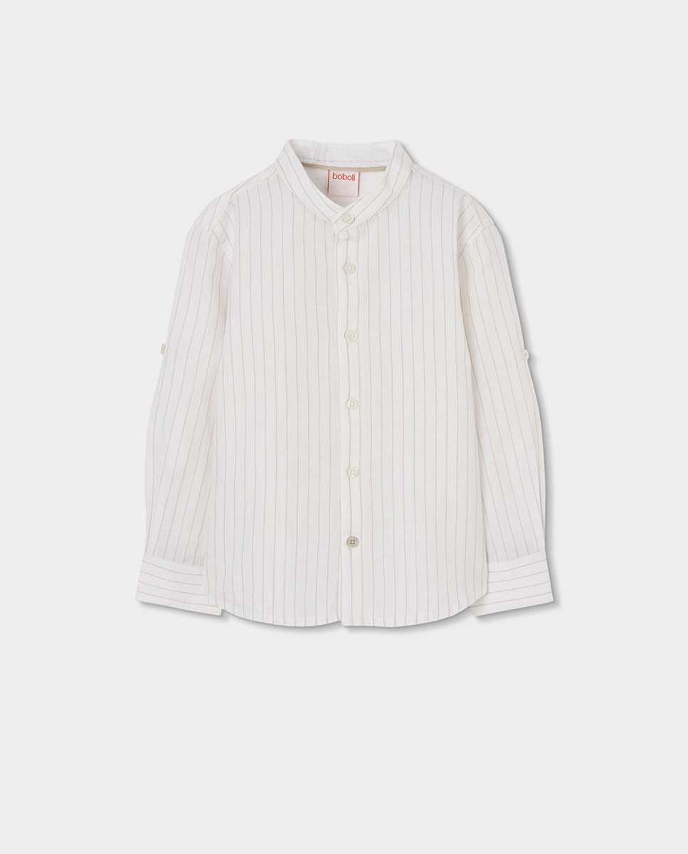 Imagem 0 de Camisa de Linho Às Riscas Infantil