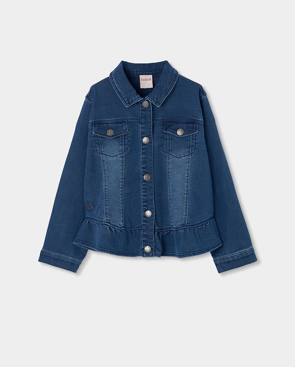 Imagem 0 de Casaco Denim de Malha Infantil