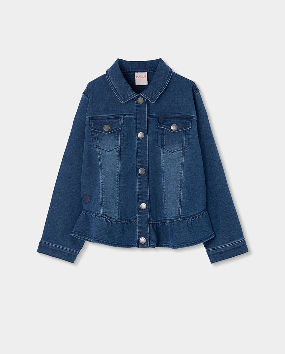 Imagem 0 de Casaco Denim de Malha Infantil