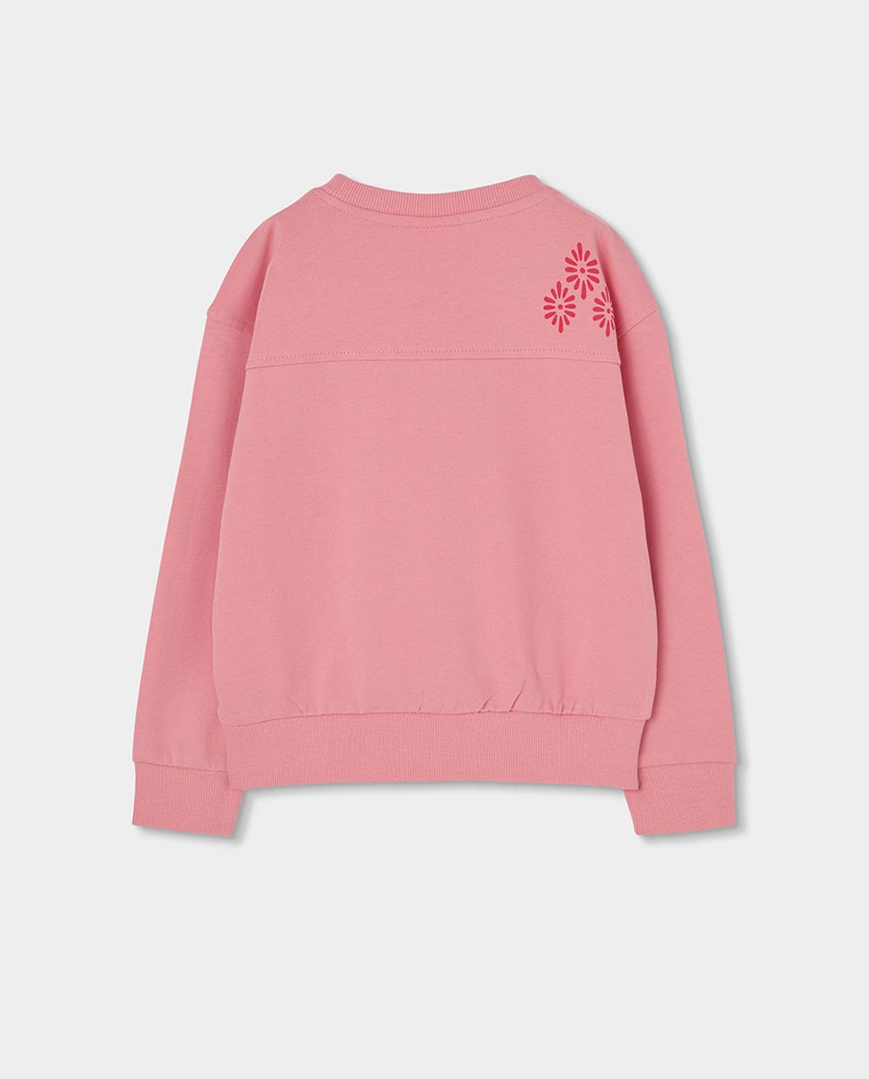 Sweat Felpa Infantil Boboli Rosa-2