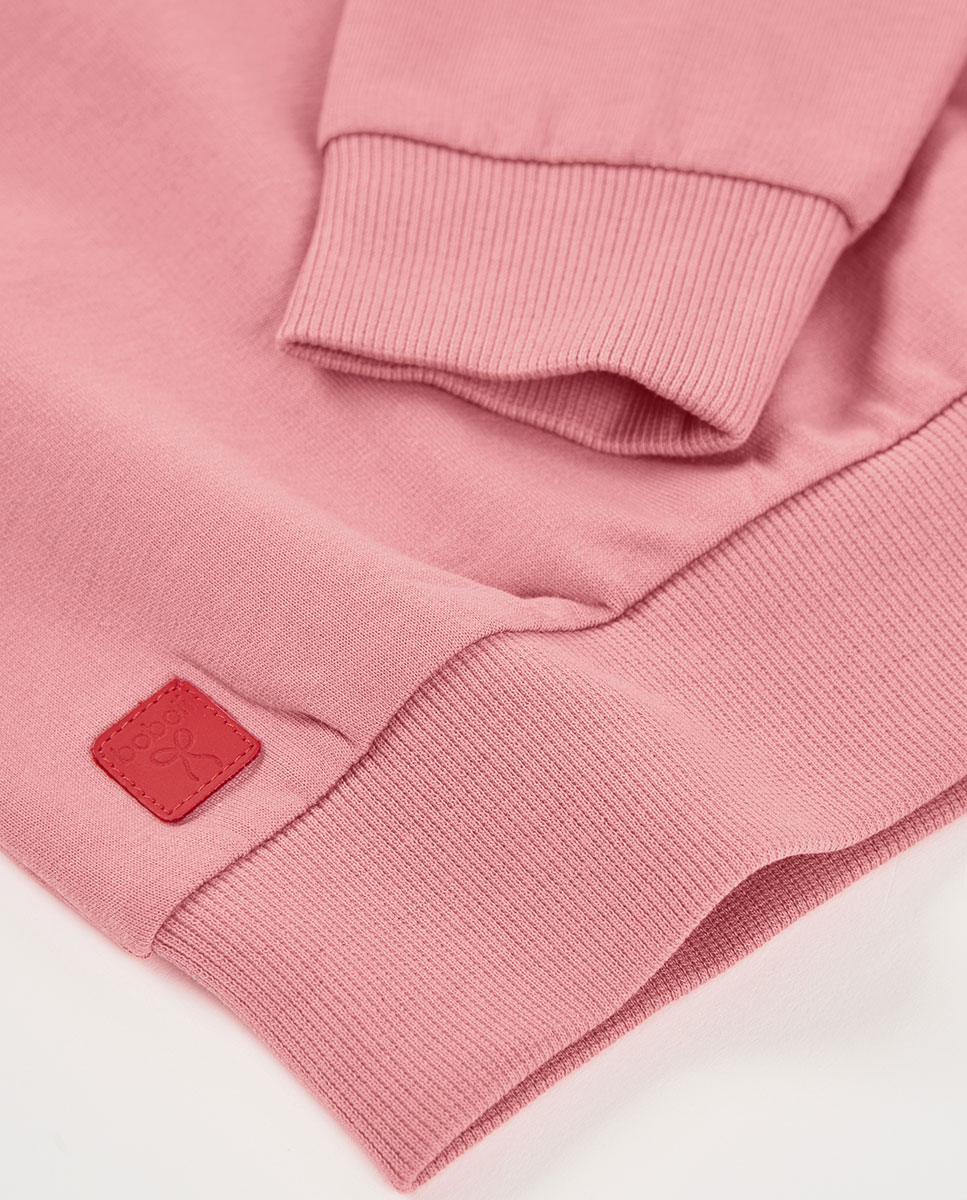 Sweat Felpa Infantil Boboli Rosa-4
