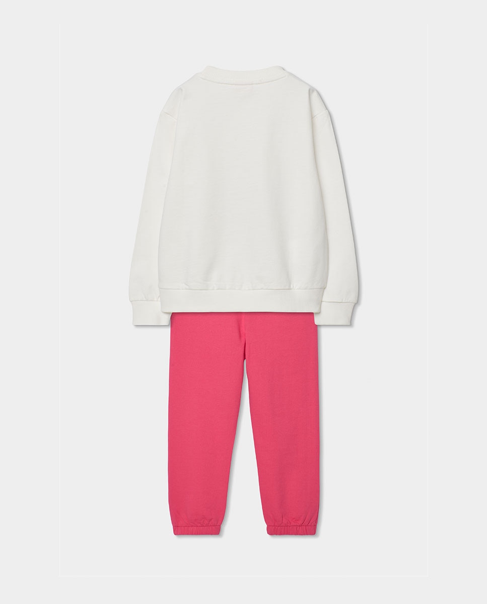 Conjunto de Malha Infantil Boboli Rosa-2
