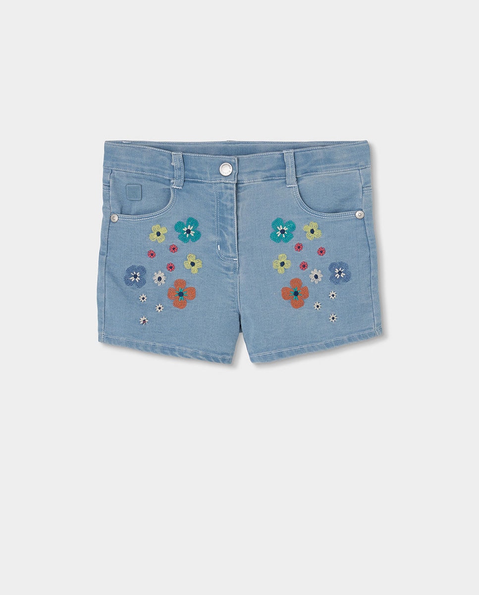 Imagem 0 de Shorts Denim de Malha