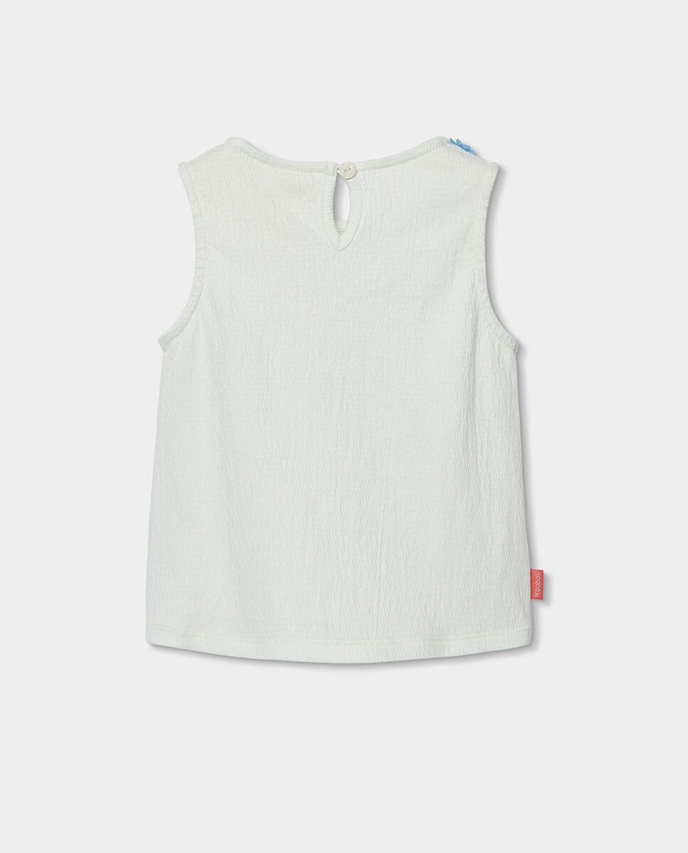 T-shirt de Malha Infantil Boboli Pérola-2