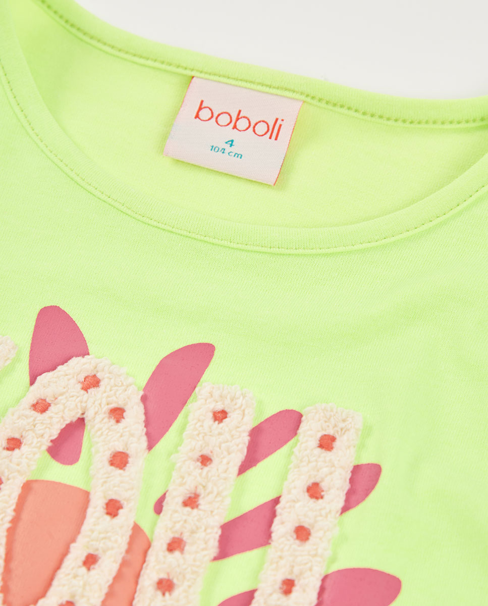 T-shirt de Malha de Manga Curta de Bebé Boboli Lima-3