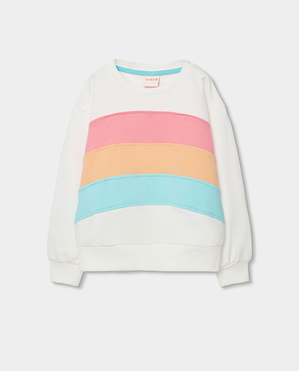Imagem 0 de Sweatshirt em Felpa com Bandas