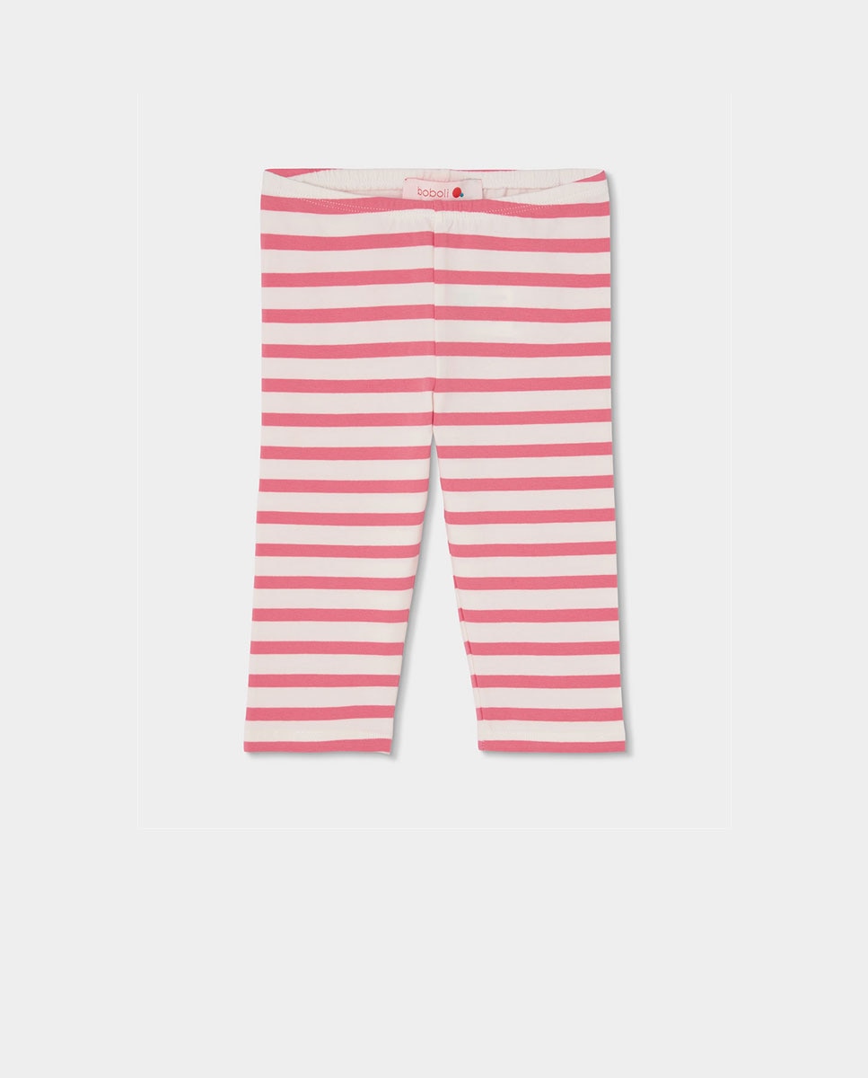 Conjunto de Malha Combinado de Bebé Boboli Rosa-pastilha-4