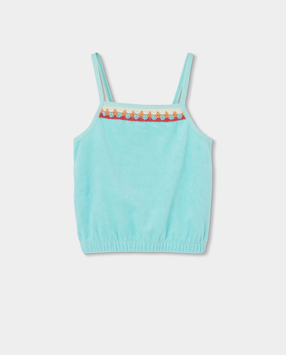 Conjunto Rizo de Bebé Boboli Turquesa-3