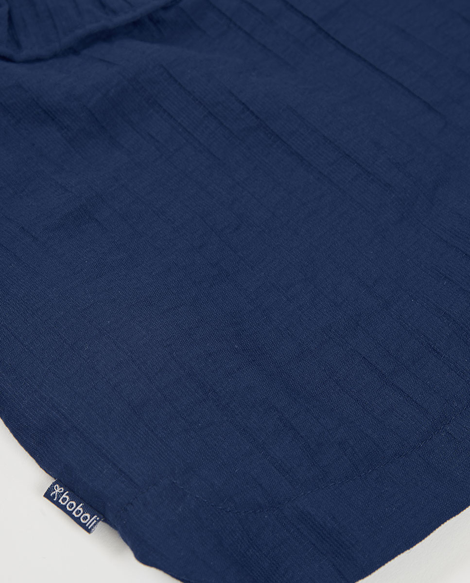 Blusa de Viscose Infantil Boboli Azul-marinho-4