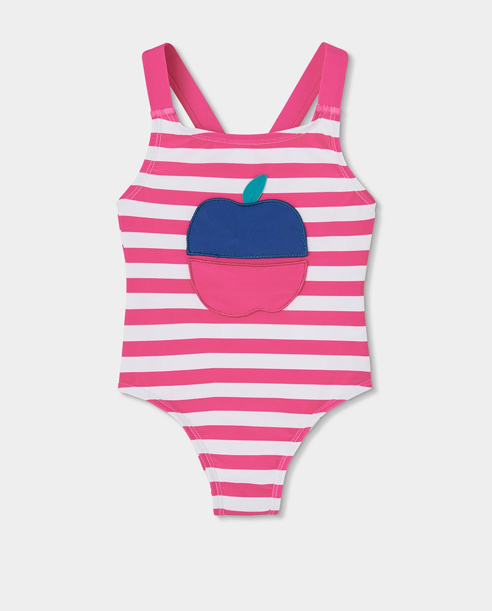 Imagem 0 de Fato de Banho em Poliamida Às Riscas Infantil