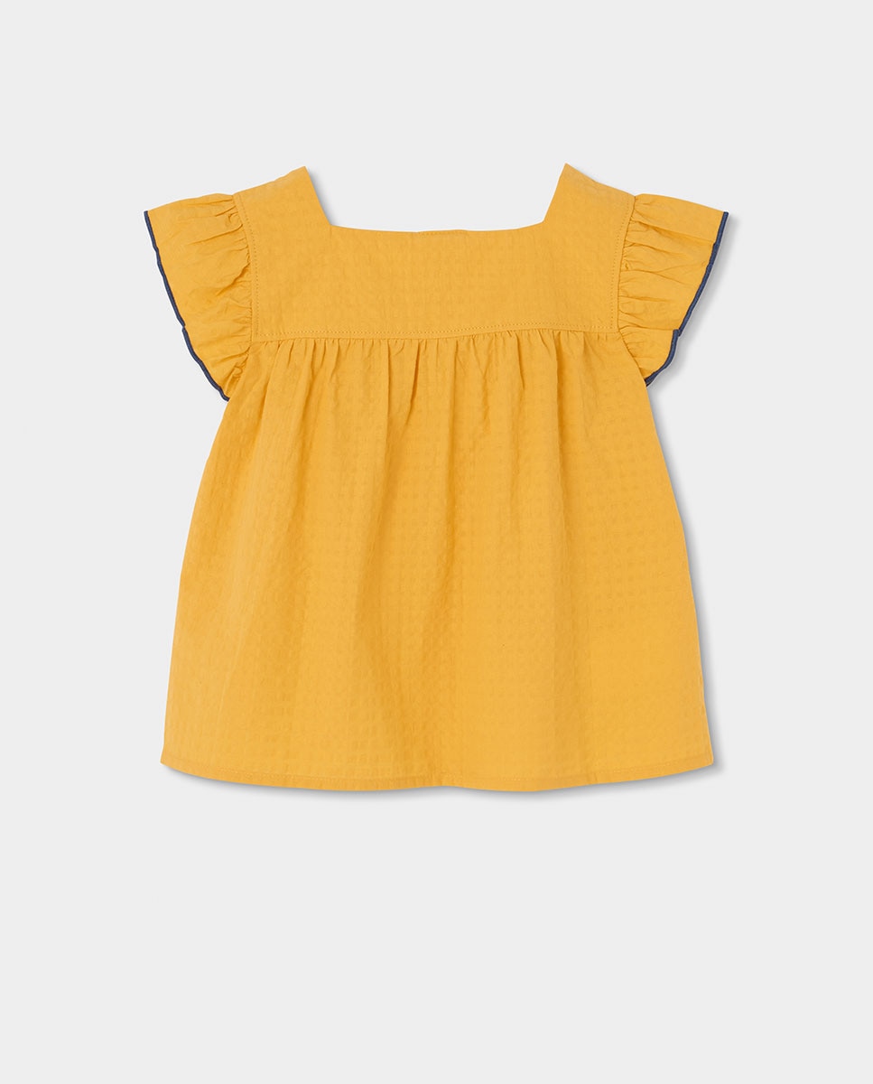 Blusão de Tecido Infantil Boboli Amarelo / Preto-2