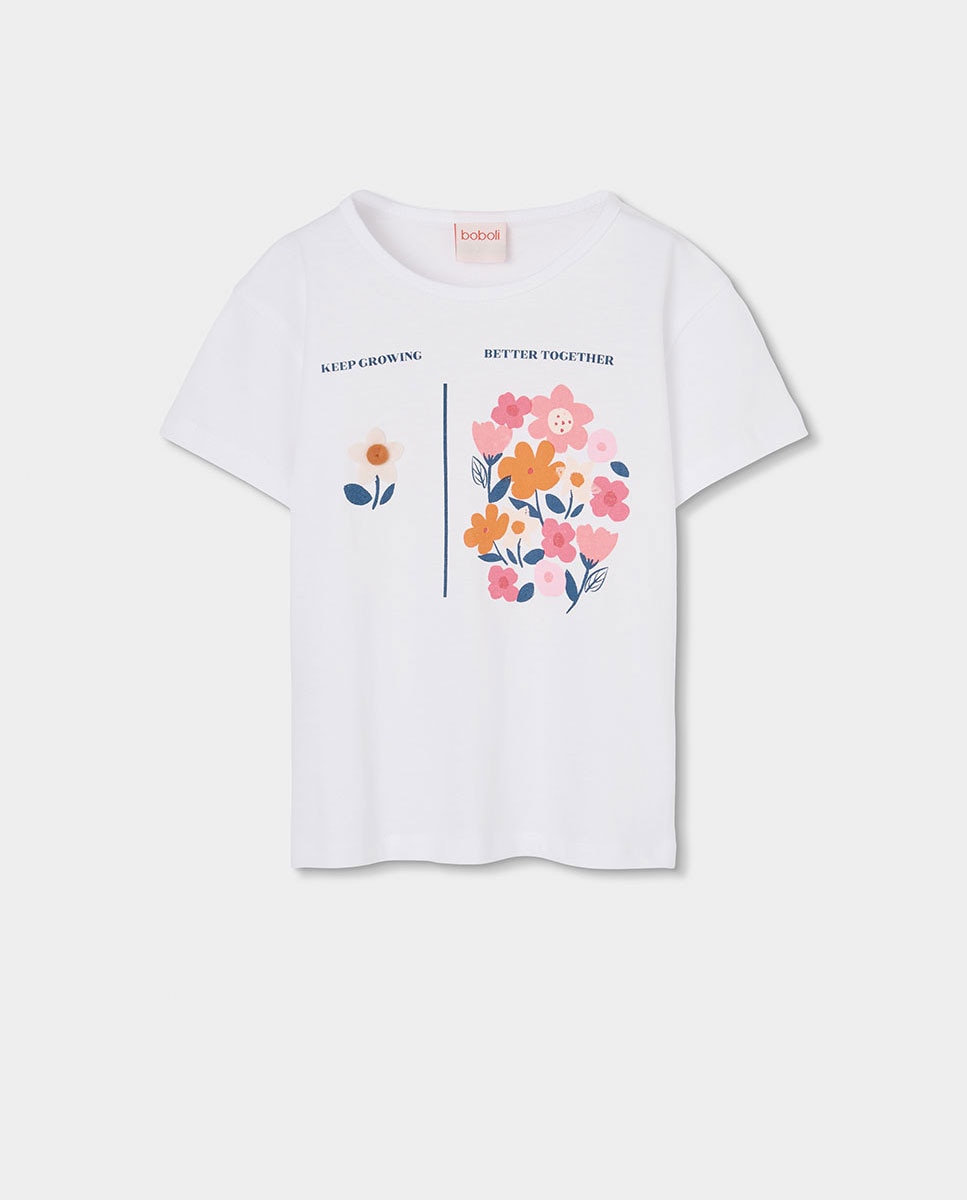 Conjunto de Malha de Bebé Boboli Rosa-3