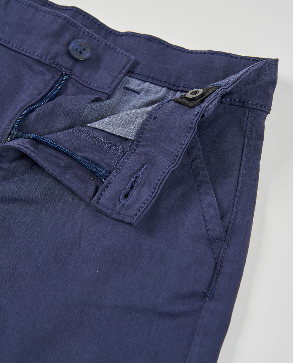 Bermudas de Cetim Infantil Azul / Amarelo-3
