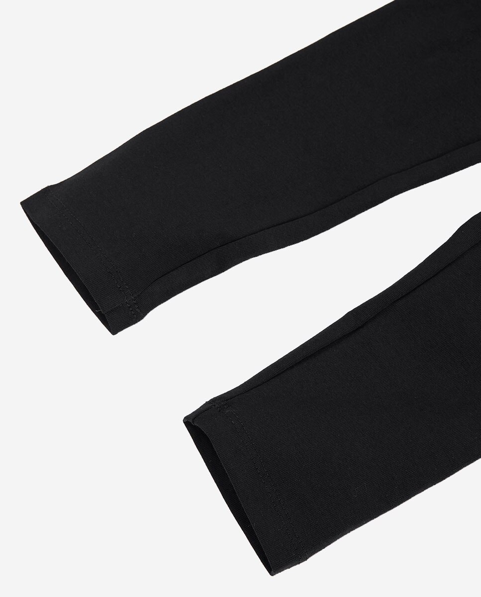 Leggings Infantil de Cintura Subida Preto-4