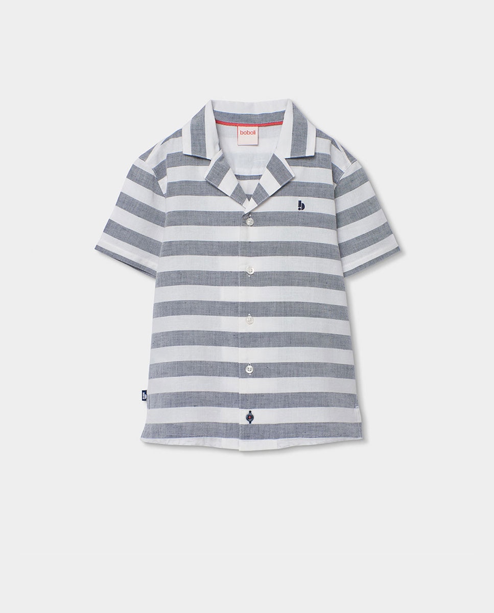 Imagem 0 de Camisa de Linho Às Riscas Infantil