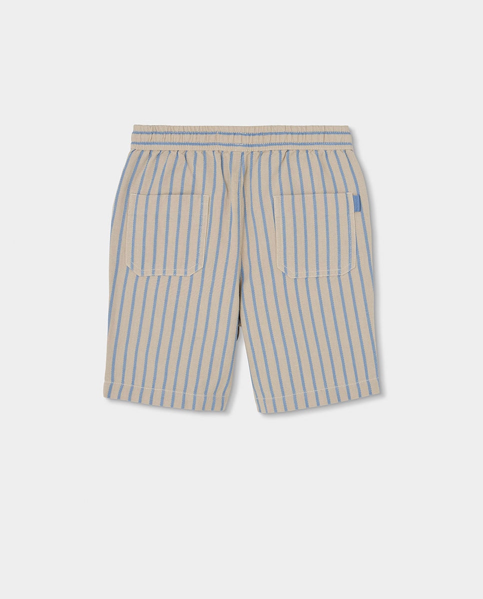 Bermudas de Linho Infantil Bege-2