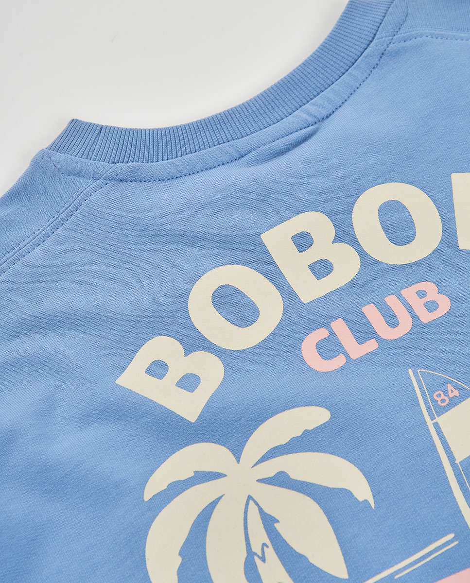 Sweat Felpa Infantil Boboli Azul-celeste-4