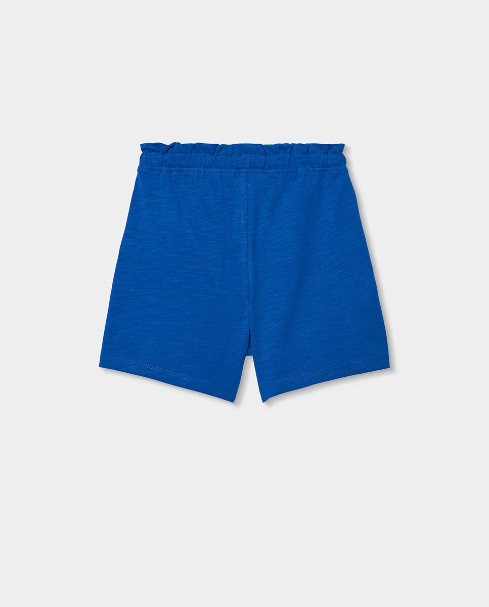 Bermudas de Malha Flamé de Bebé Boboli Azulão-2