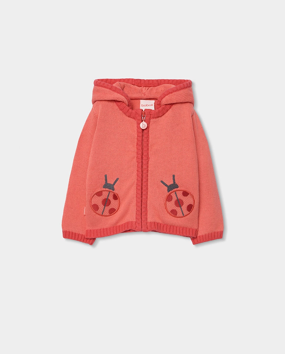 Casaco Tricotosa de Bebé Boboli Vermelho-1