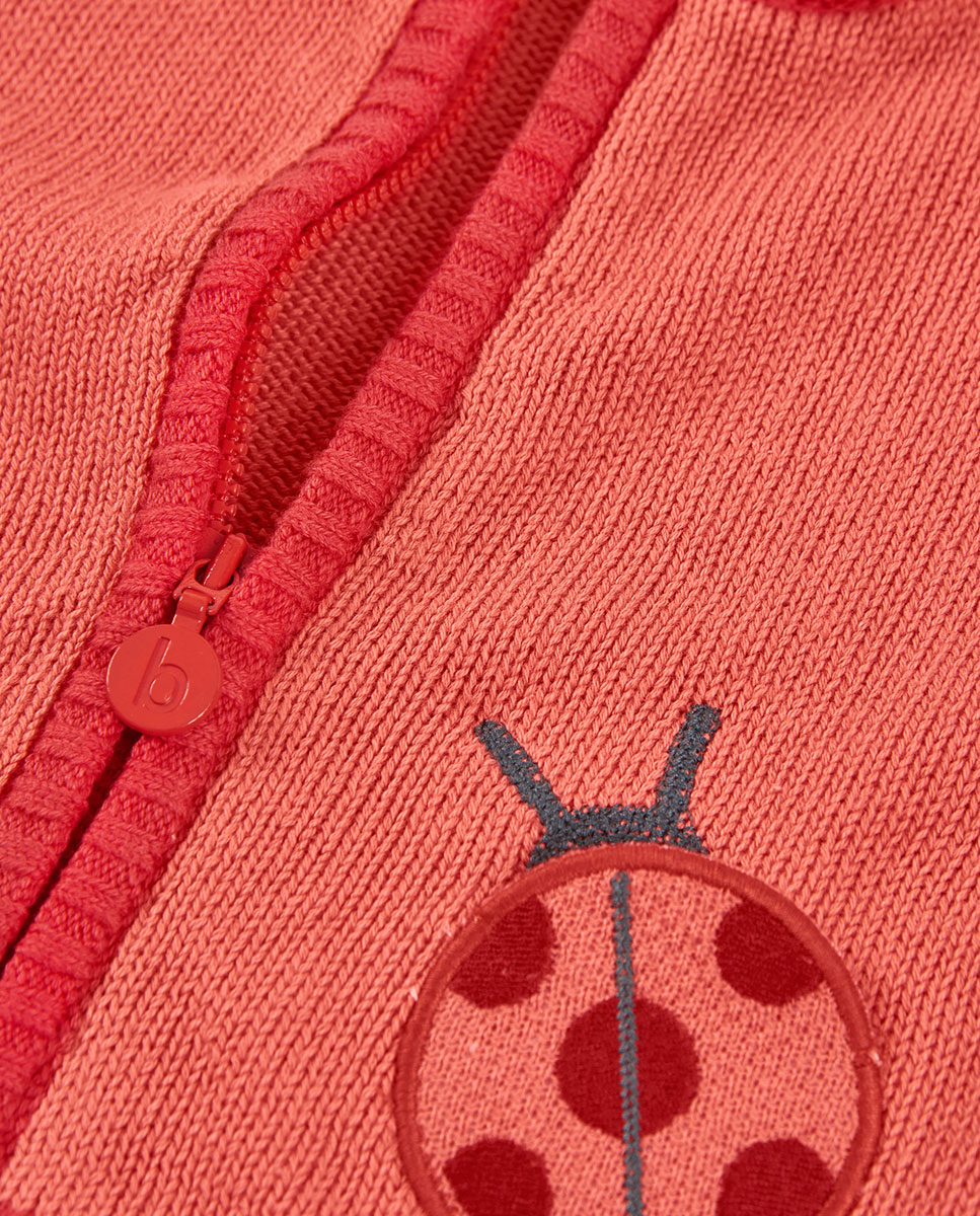 Casaco Tricotosa de Bebé Boboli Vermelho-3