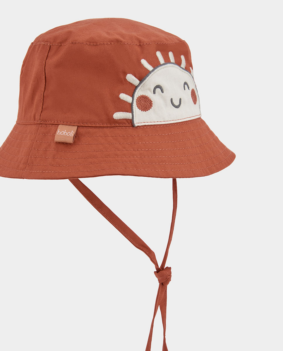 Boné Bebé Castanho-2