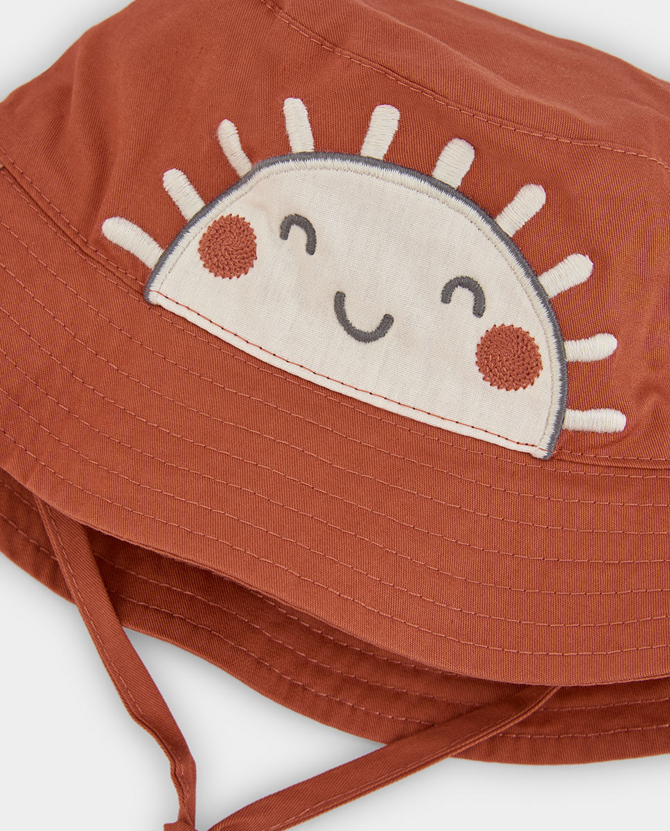 Boné Bebé Castanho-3