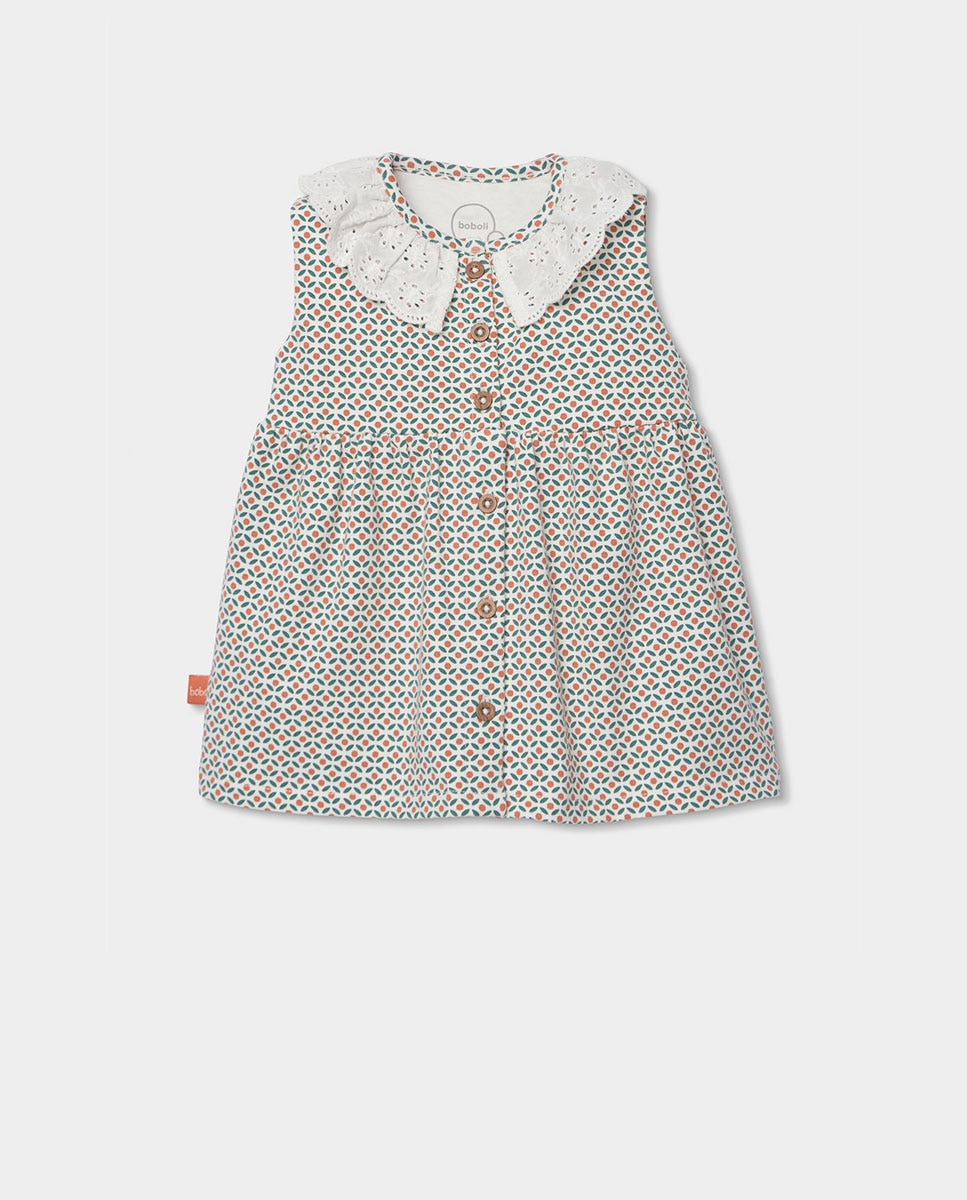 Imagem 0 de Vestido de Malha Estampado para Bebé