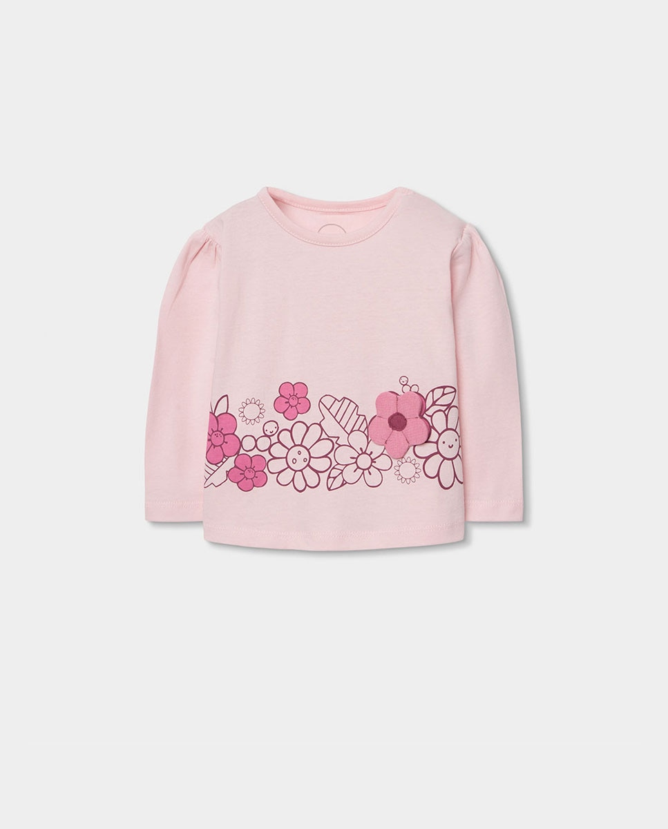 Conjunto de Malha para Bebé Boboli Rosa-claro-3