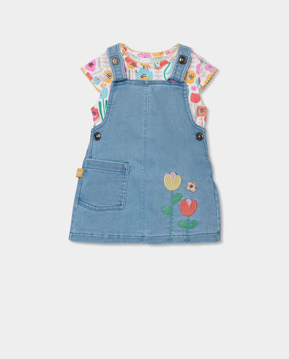 Conjunto de Malha para Bebé Boboli Azul-claro-1