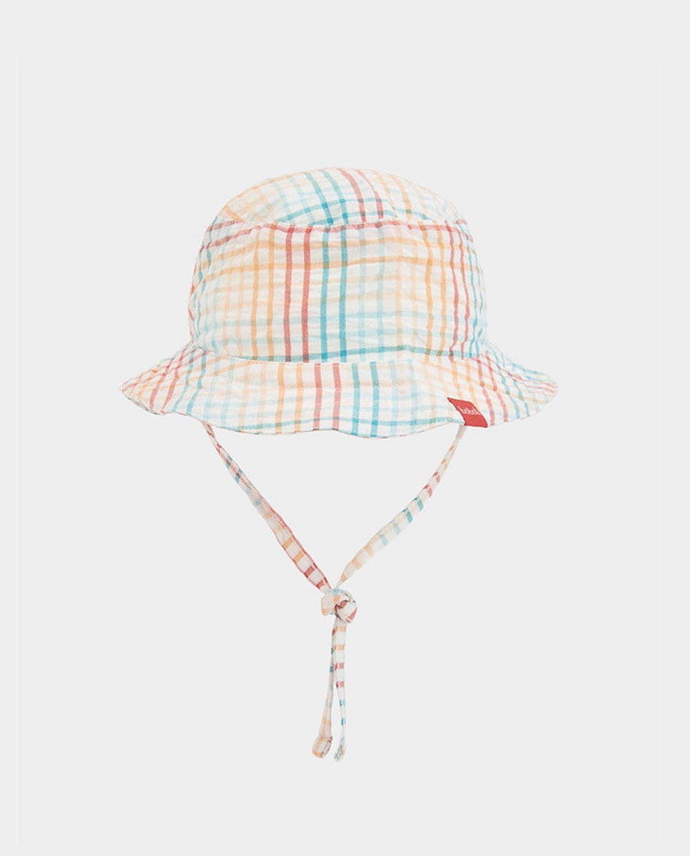 Boné Bebé Aos Quadrados Multicolor-1