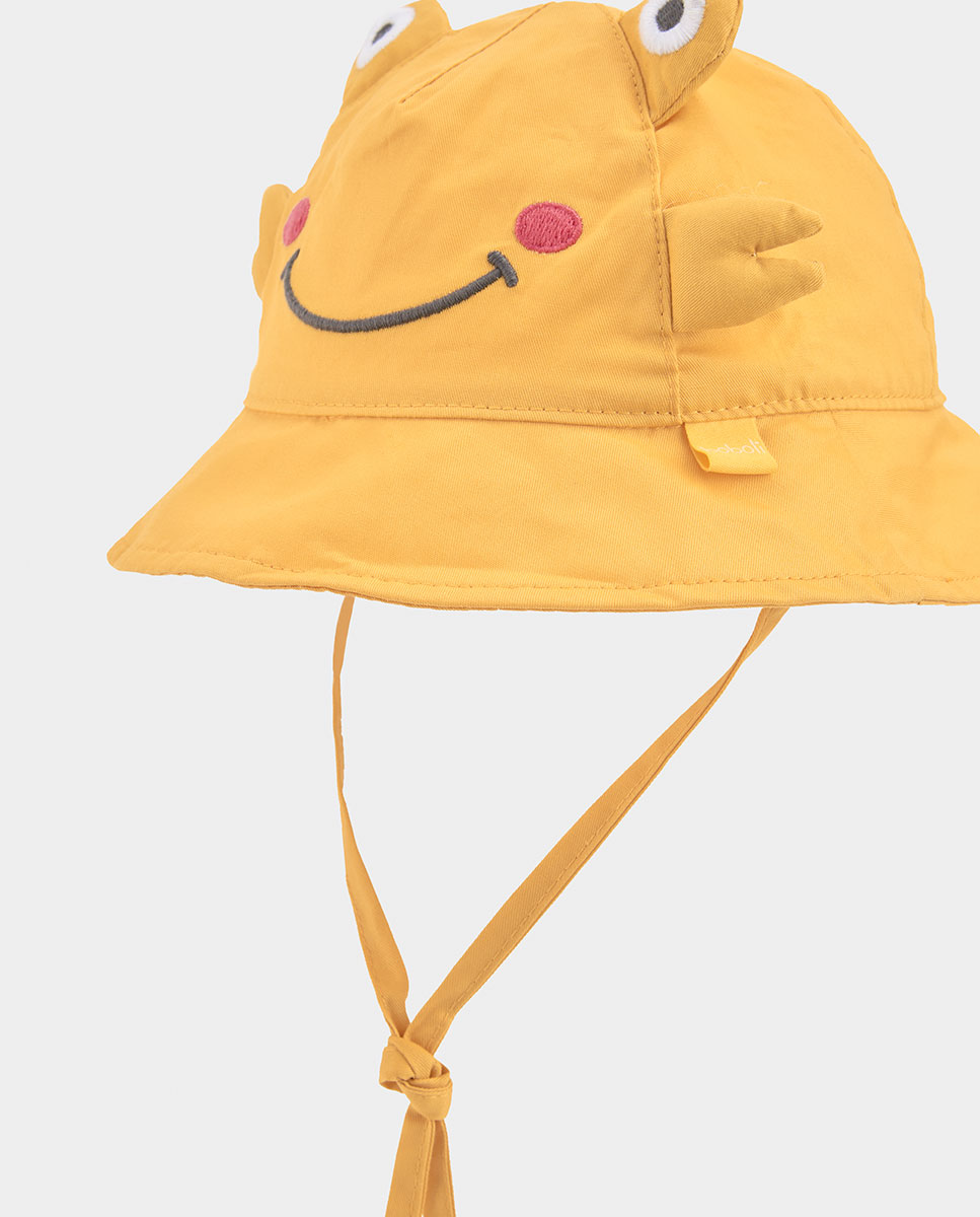 Boné para Bebé com Estampado Amarelo-2