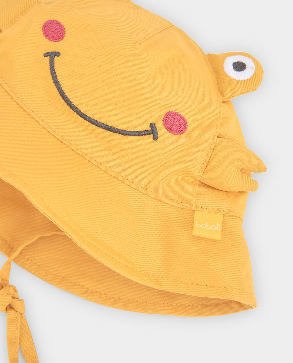 Boné para Bebé com Estampado Amarelo-3
