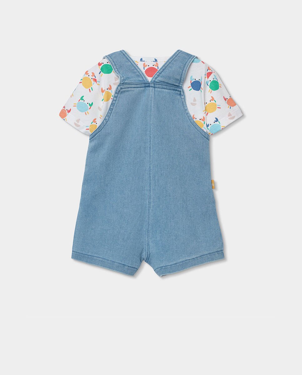 Conjunto de Malha para Bebé Boboli Azul denim-2
