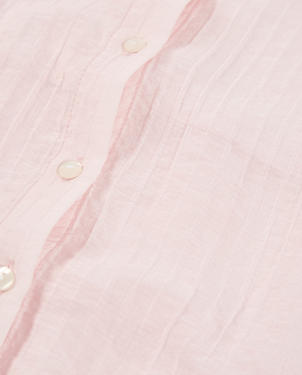 Camisa Viscosa sem Mangas de Bebé Boboli Rosa-claro-4
