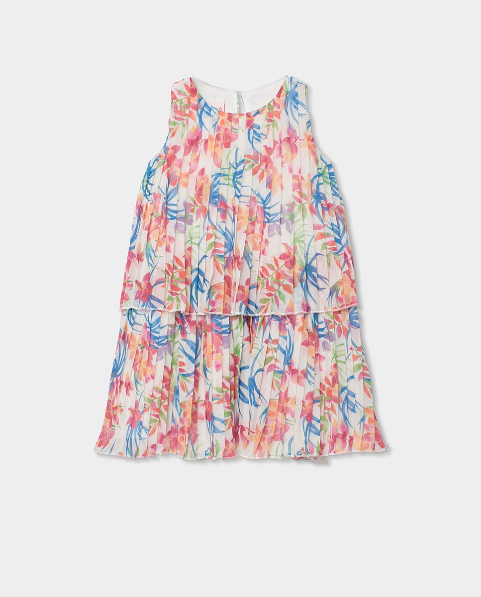 Imagem 0 de Vestido de Gase Estampado Infantil