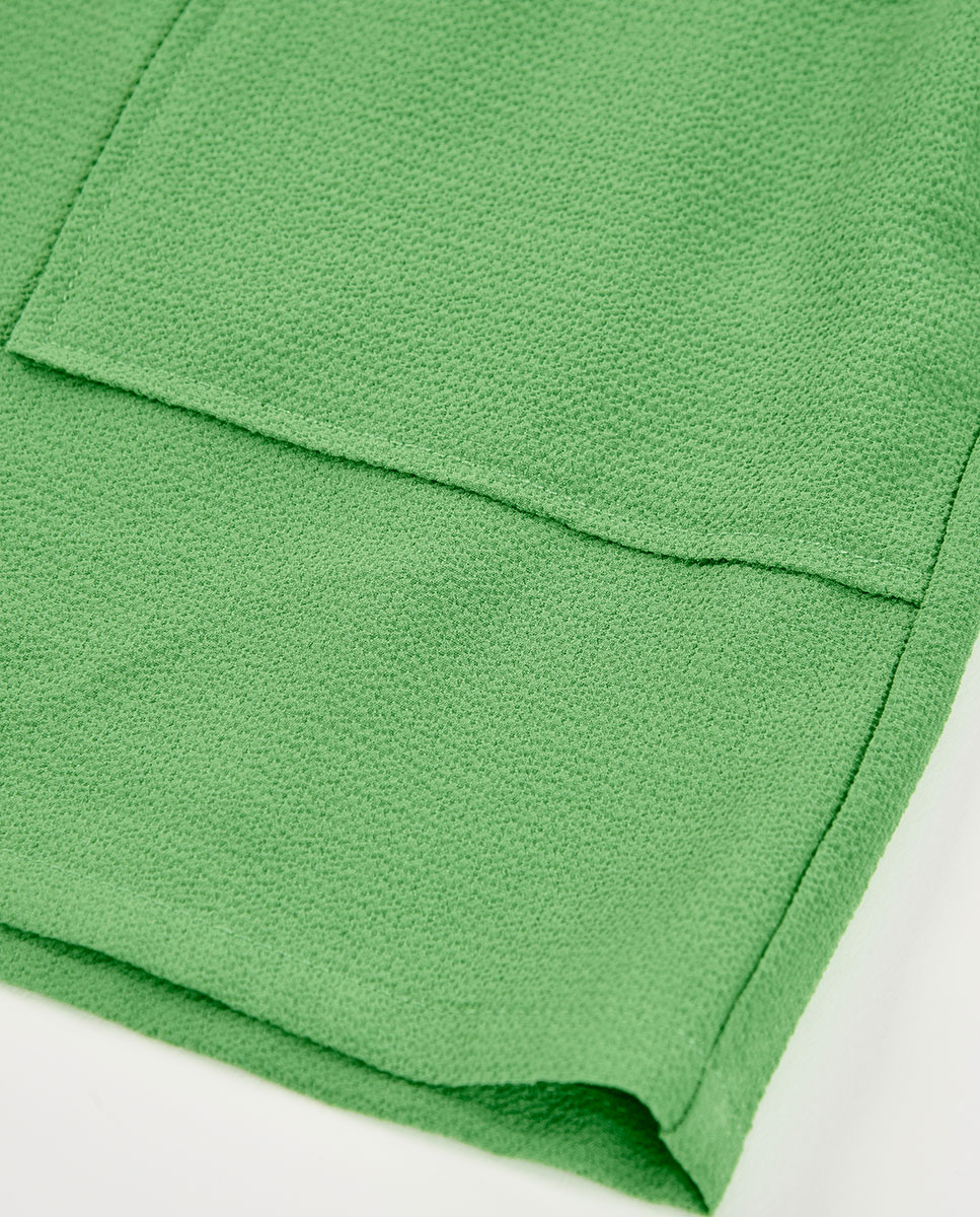 Bermudas Crepe Verde-claro-4