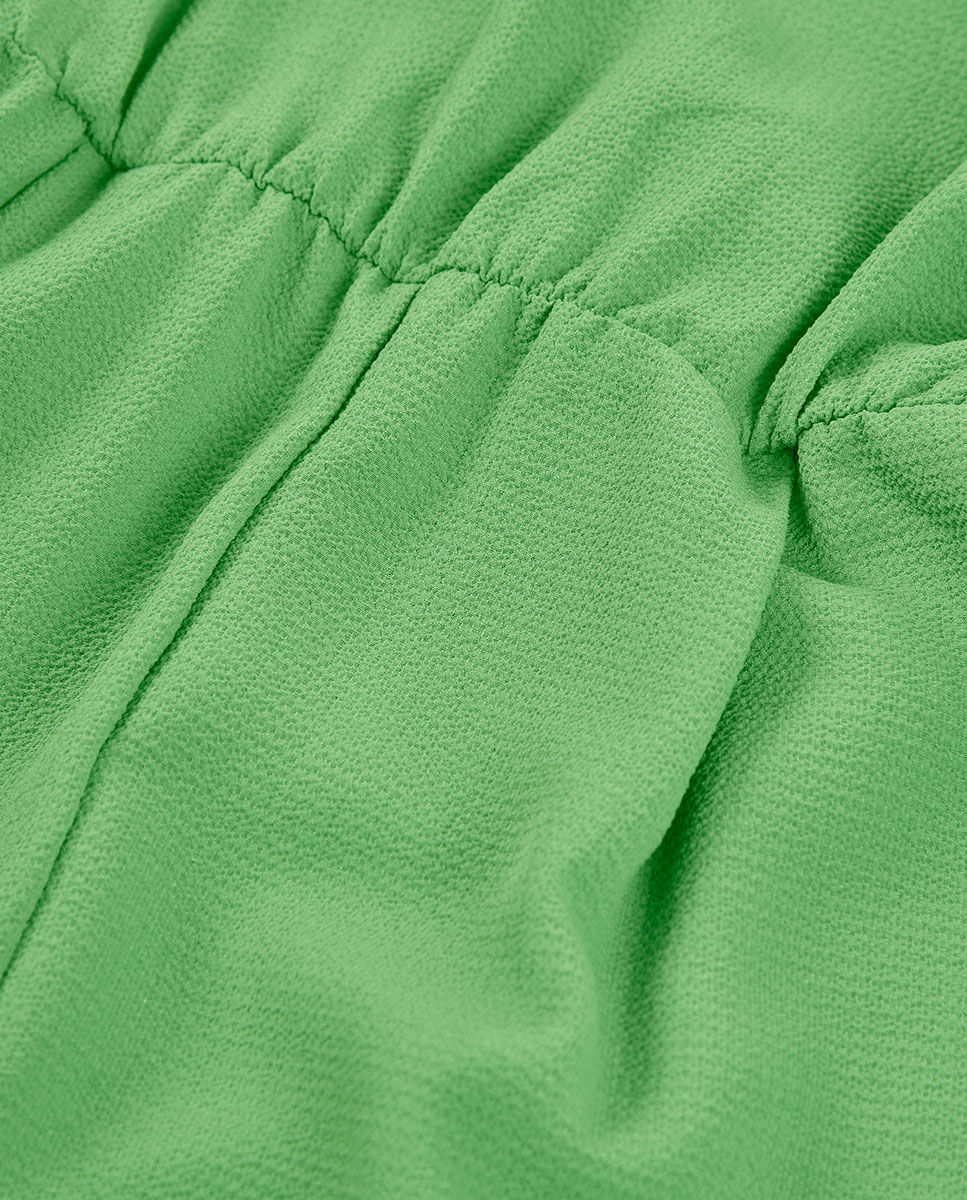 Macacão Crepe Infantil Boboli Verde-claro-4