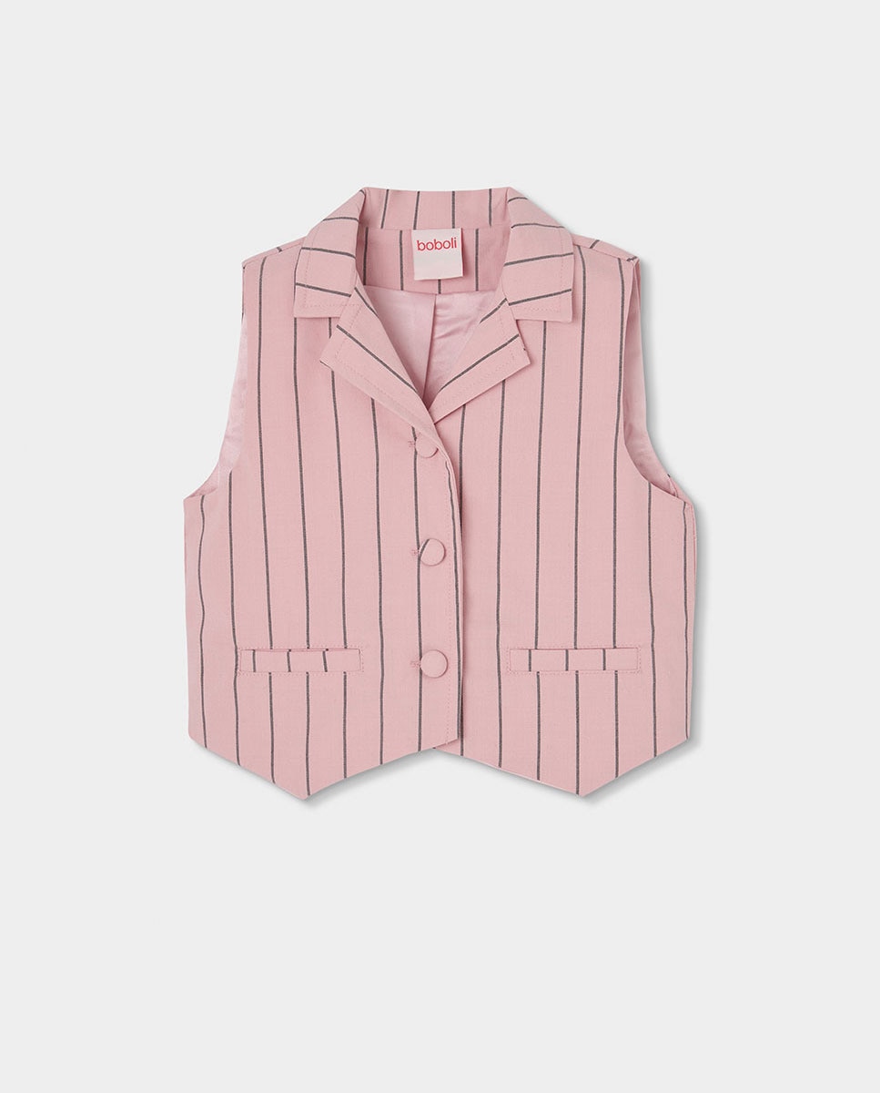 Imagem 0 de Colete de Malha Às Riscas Infantil