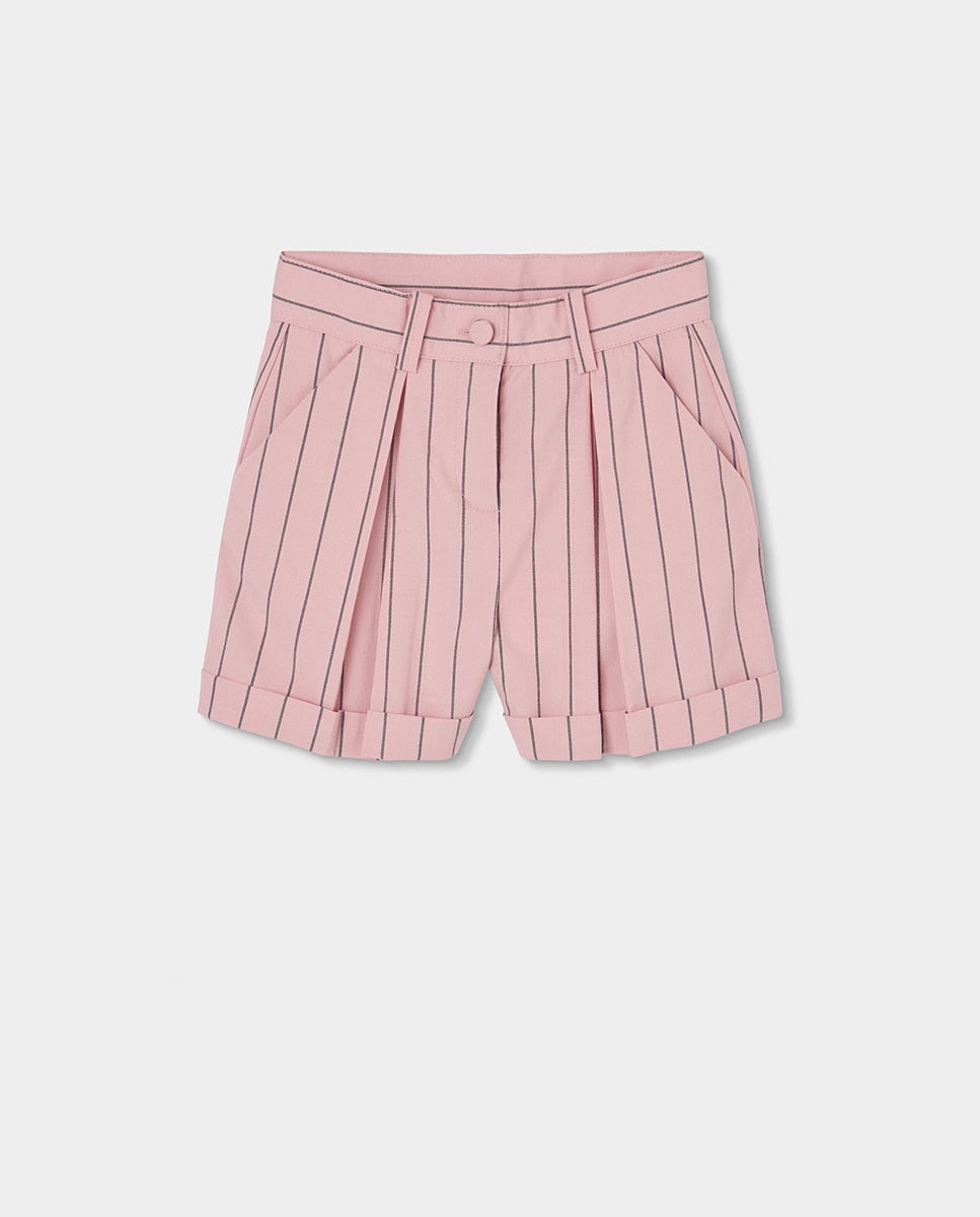Imagem 0 de Bermudas de Tecido Às Riscas Infantil