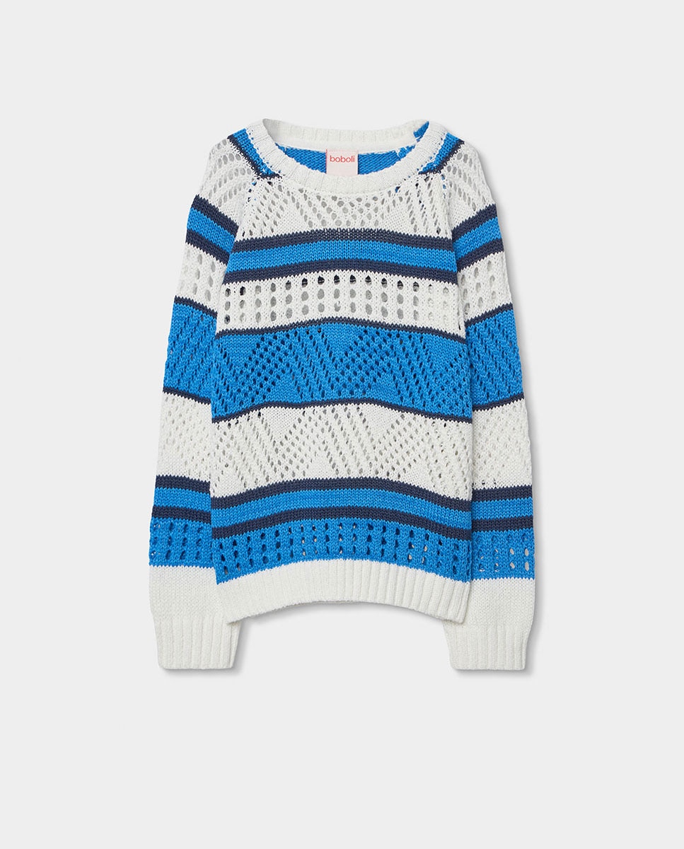 Imagem 0 de Camisola de Malha Às Riscas Infantil