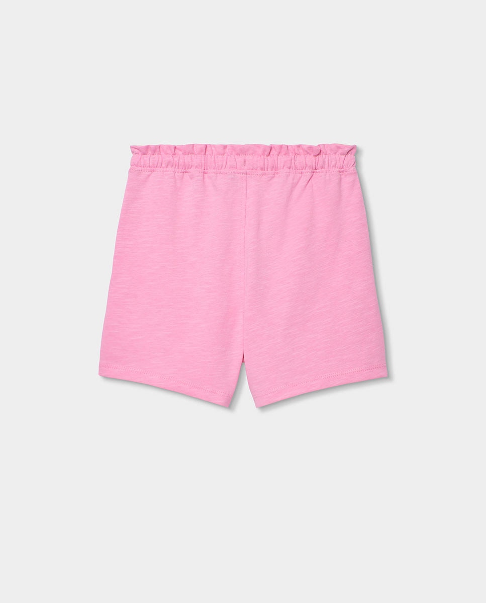 Bermudas de Malha Flamé Infantil Boboli Rosa-pastilha-2