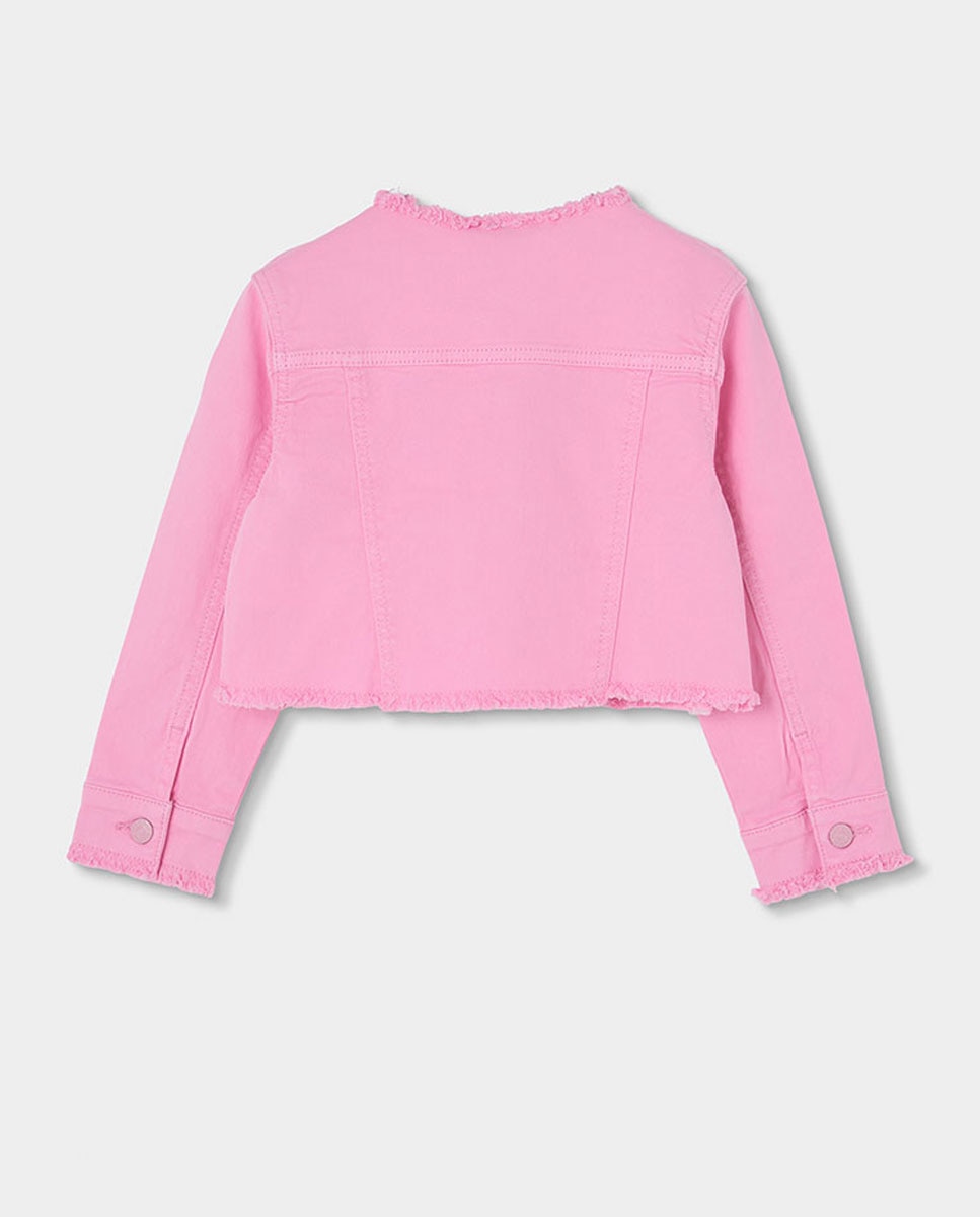 Blusão em Sarja Elástica Infantil Boboli Rosa-pastel-2