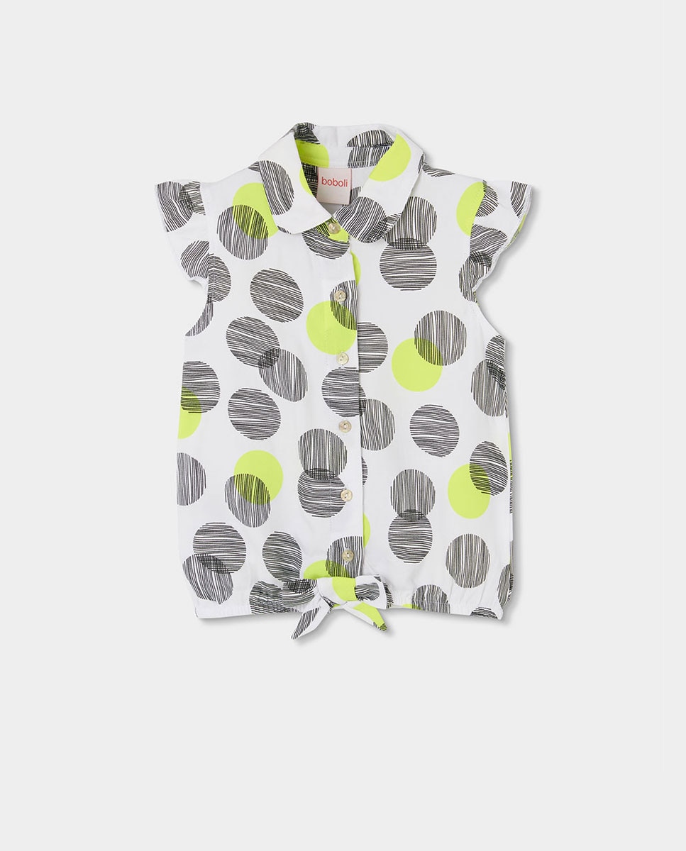 Imagem 0 de Camisa em Sarja Estampada Infantil